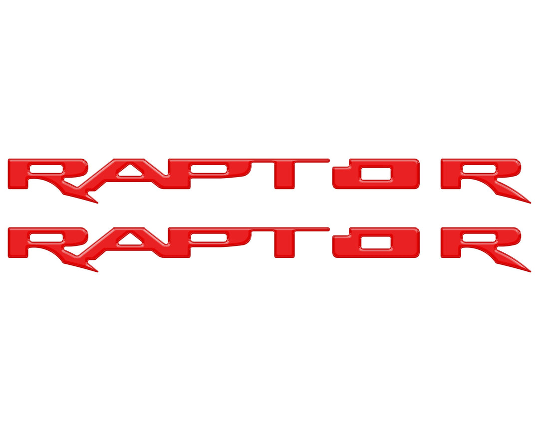 Running Board Emblem Overlays Fits 2017-2025 Ford F-150 Raptor