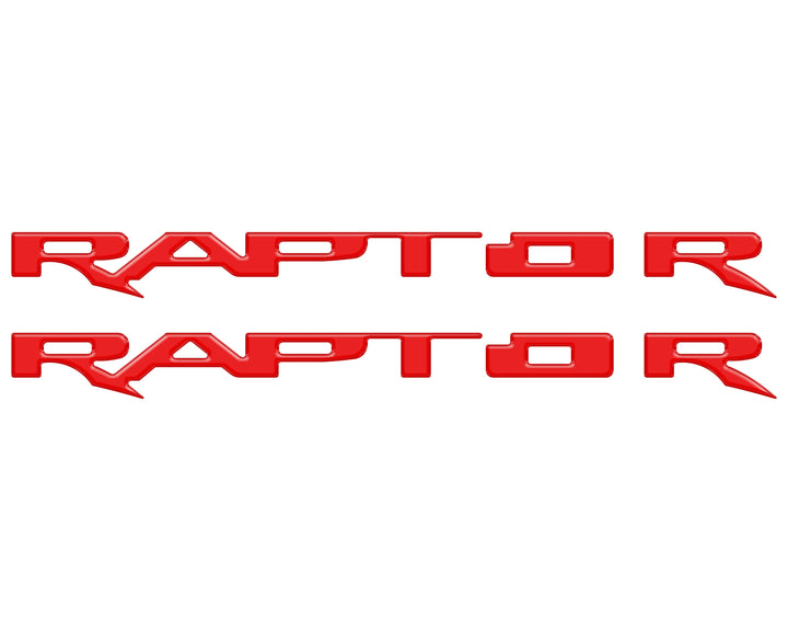 Running Board Emblem Overlays Fits 2017-2025 Ford F-150 Raptor