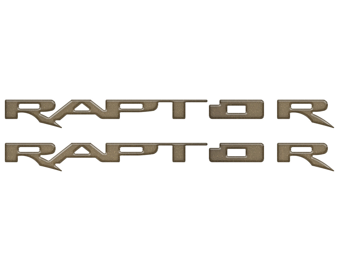 Running Board Emblem Overlays Fits 2017-2025 Ford F-150 Raptor