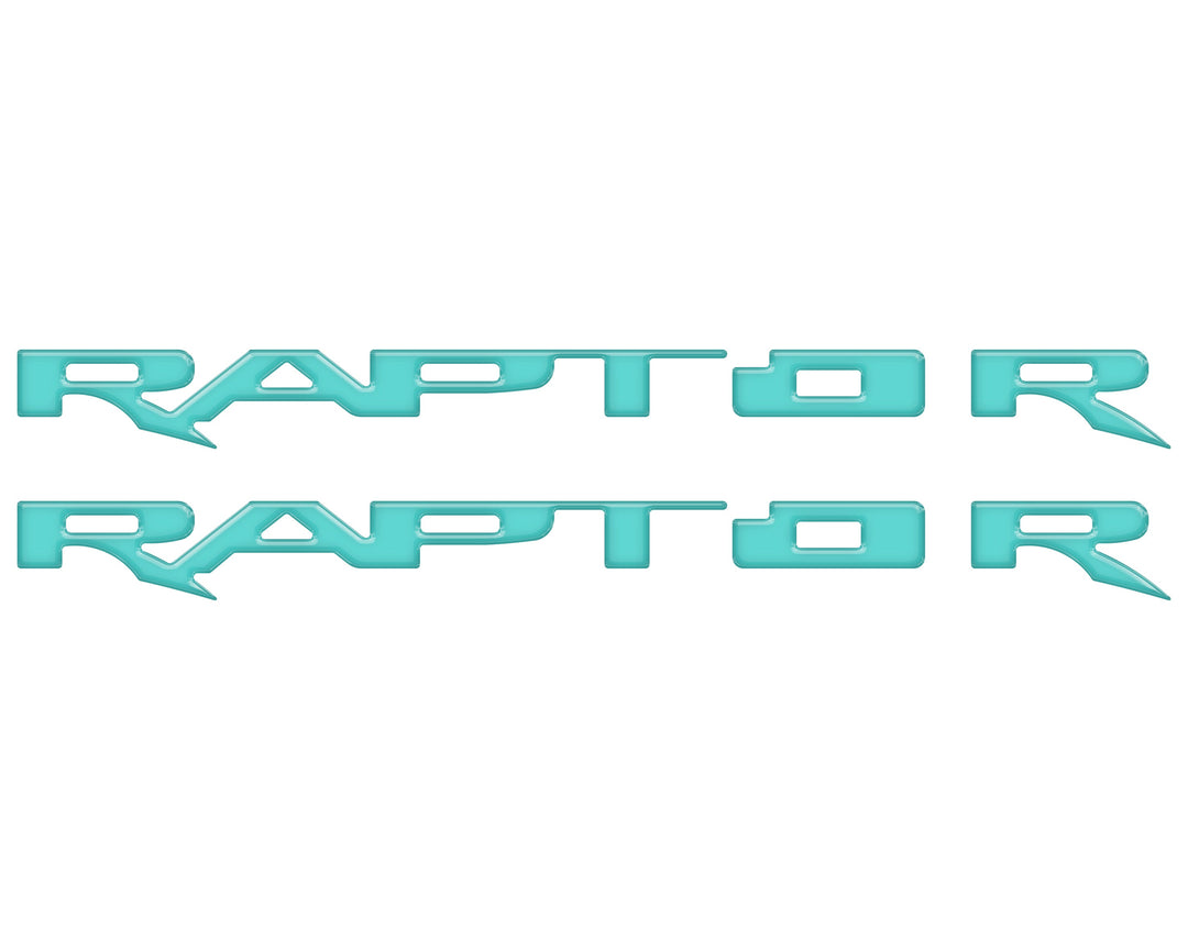 Running Board Emblem Overlays Fits 2017-2025 Ford F-150 Raptor