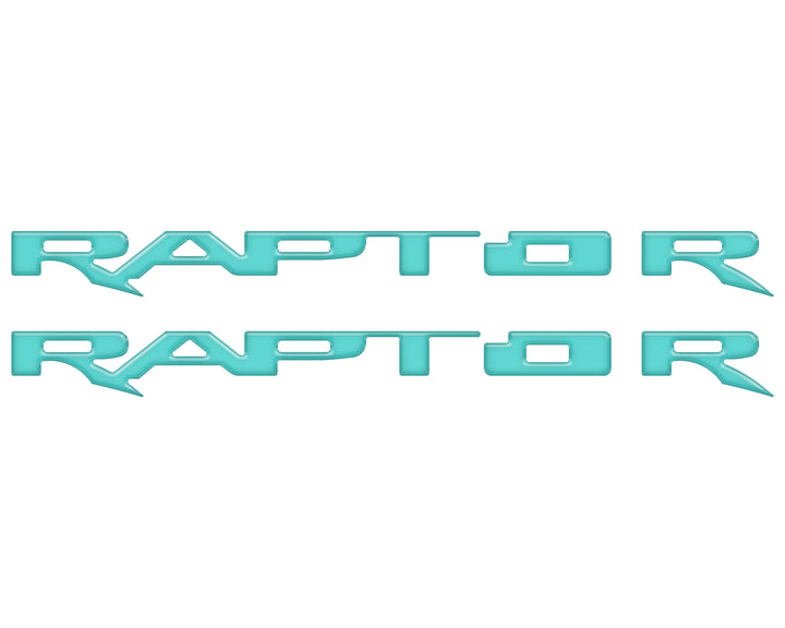 Running Board Emblem Overlays Fits 2017-2025 Ford F-150 Raptor