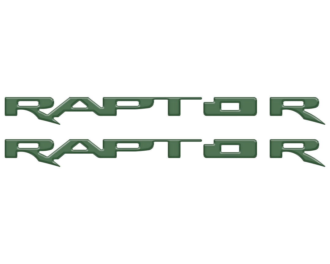 Running Board Emblem Overlays Fits 2017-2025 Ford F-150 Raptor