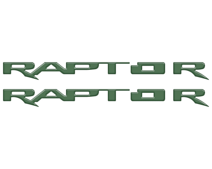 Running Board Emblem Overlays Fits 2017-2025 Ford F-150 Raptor
