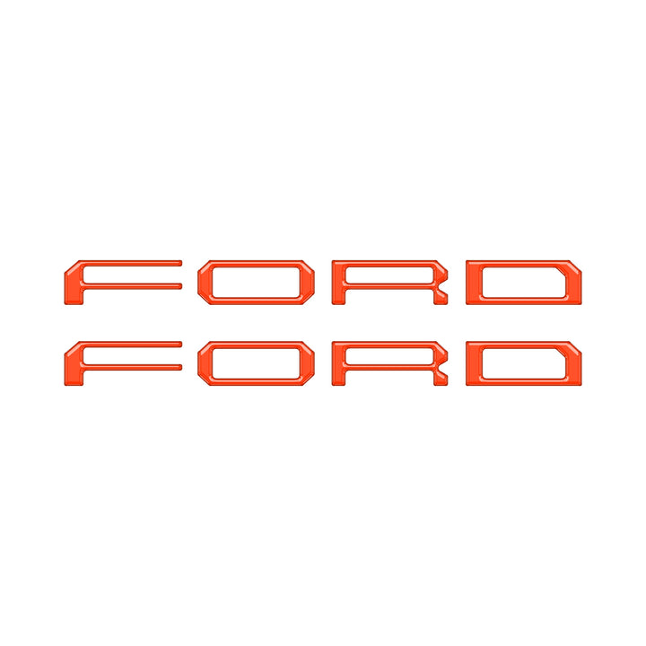 Tremor/Raptor Running Board Letter Inserts Fits 2025-2026 Ford F-150
