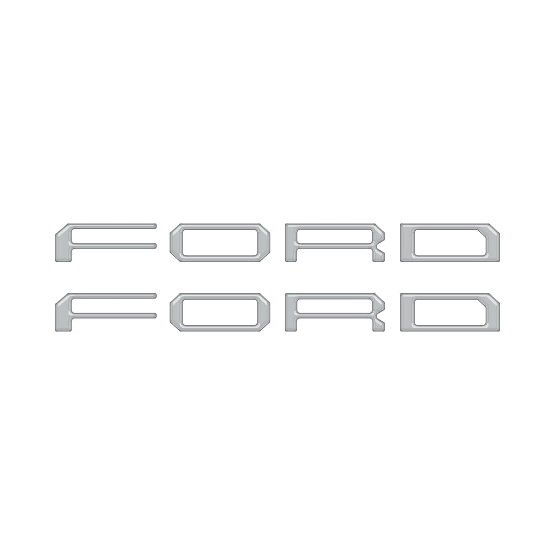 Tremor Running Board Letter Inserts Fits 2020-2026 Ford Super Duty Tremor