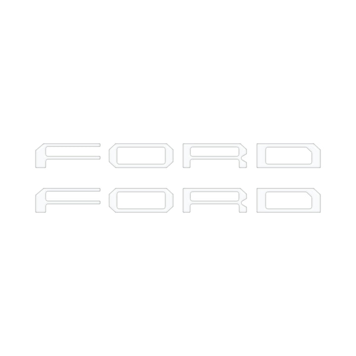 Tremor Running Board Letter Inserts Fits 2021-2024 Ford F-150 & Super Duty