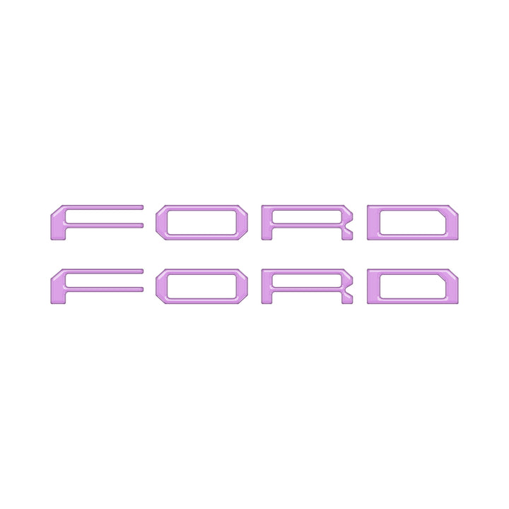 Tremor/Raptor Running Board Letter Inserts Fits 2025-2026 Ford F-150