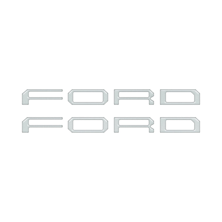 Tremor/Raptor Running Board Letter Inserts Fits 2025-2026 Ford F-150