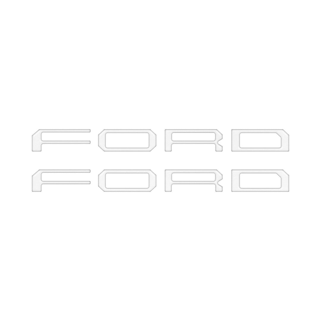 Passenger Cubby Letter Overlays Fits 2021-2025 Ford F-150 XL/STX