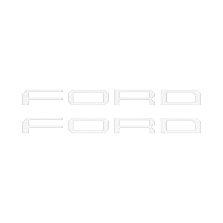 Tremor Running Board Letter Inserts Fits 2021-2024 Ford F-150 & Super Duty