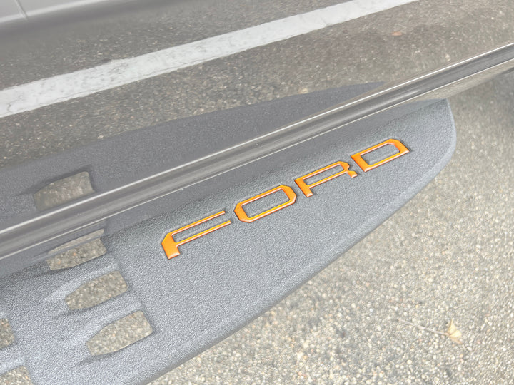 Tremor Running Board Letter Inserts Fits 2021-2024 Ford F-150 & Super Duty