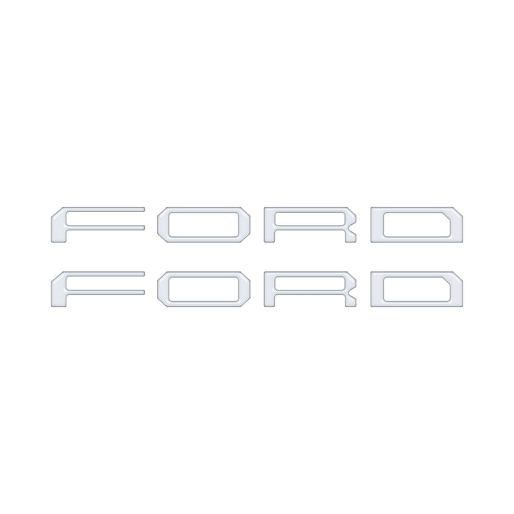 Tremor Running Board Letter Inserts Fits 2020-2026 Ford Super Duty Tremor