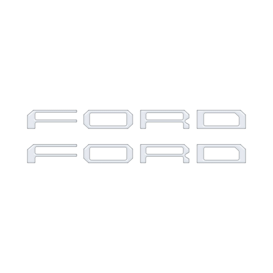 Tremor/Raptor Running Board Letter Inserts Fits 2025-2026 Ford F-150