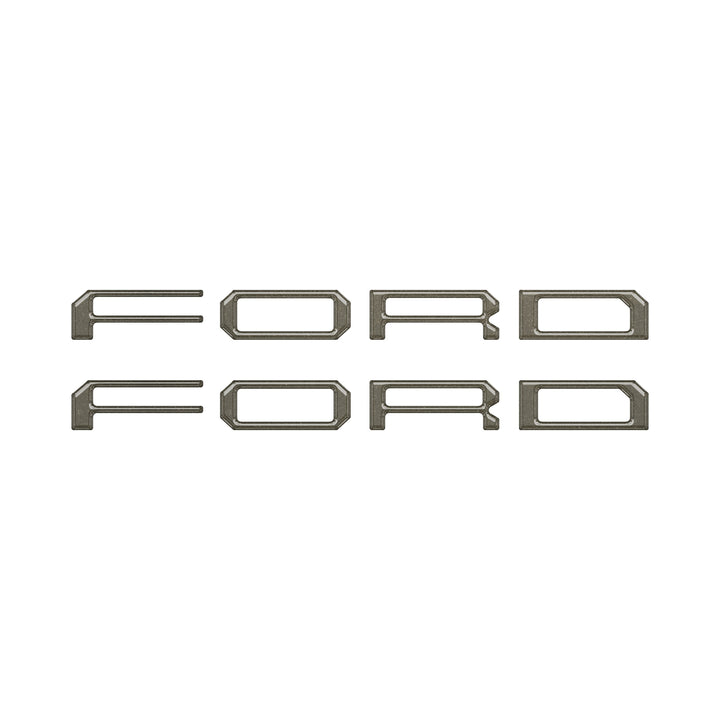 Tremor/Raptor Running Board Letter Inserts Fits 2025-2026 Ford F-150