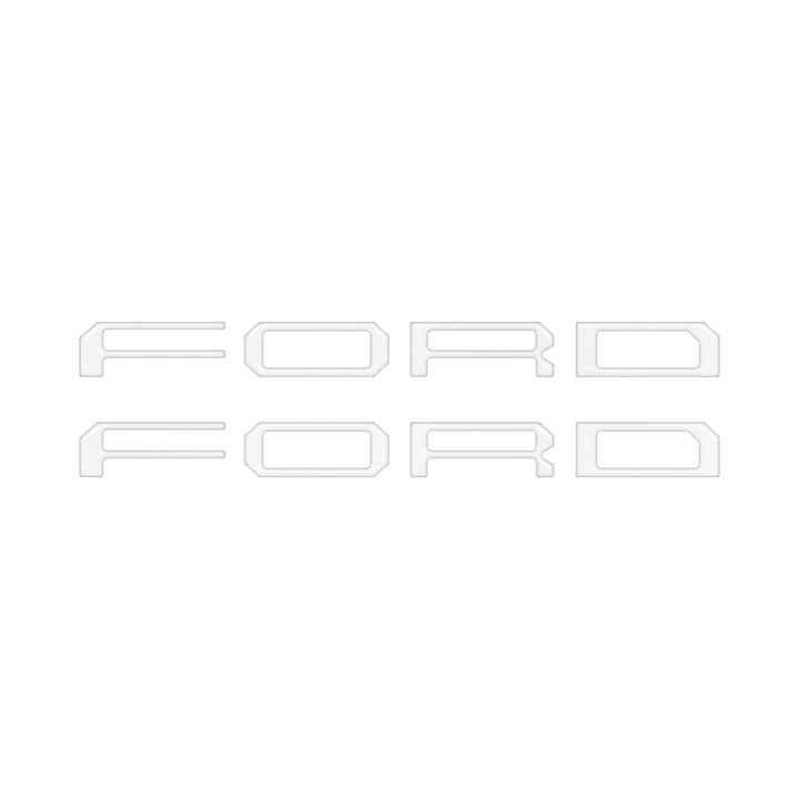 Tremor/Raptor Running Board Letter Inserts Fits 2025-2026 Ford F-150