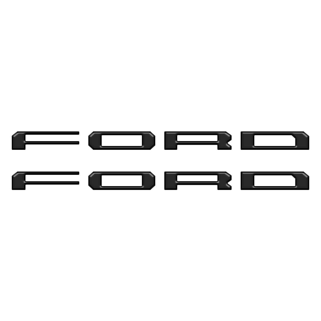 Lightning Running Board Overlays Fits 2022-2026 Ford F150 Lightning