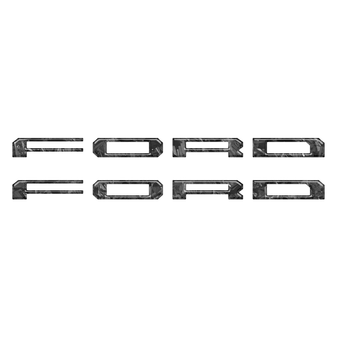 Lightning Running Board Overlays Fits 2022-2026 Ford F150 Lightning