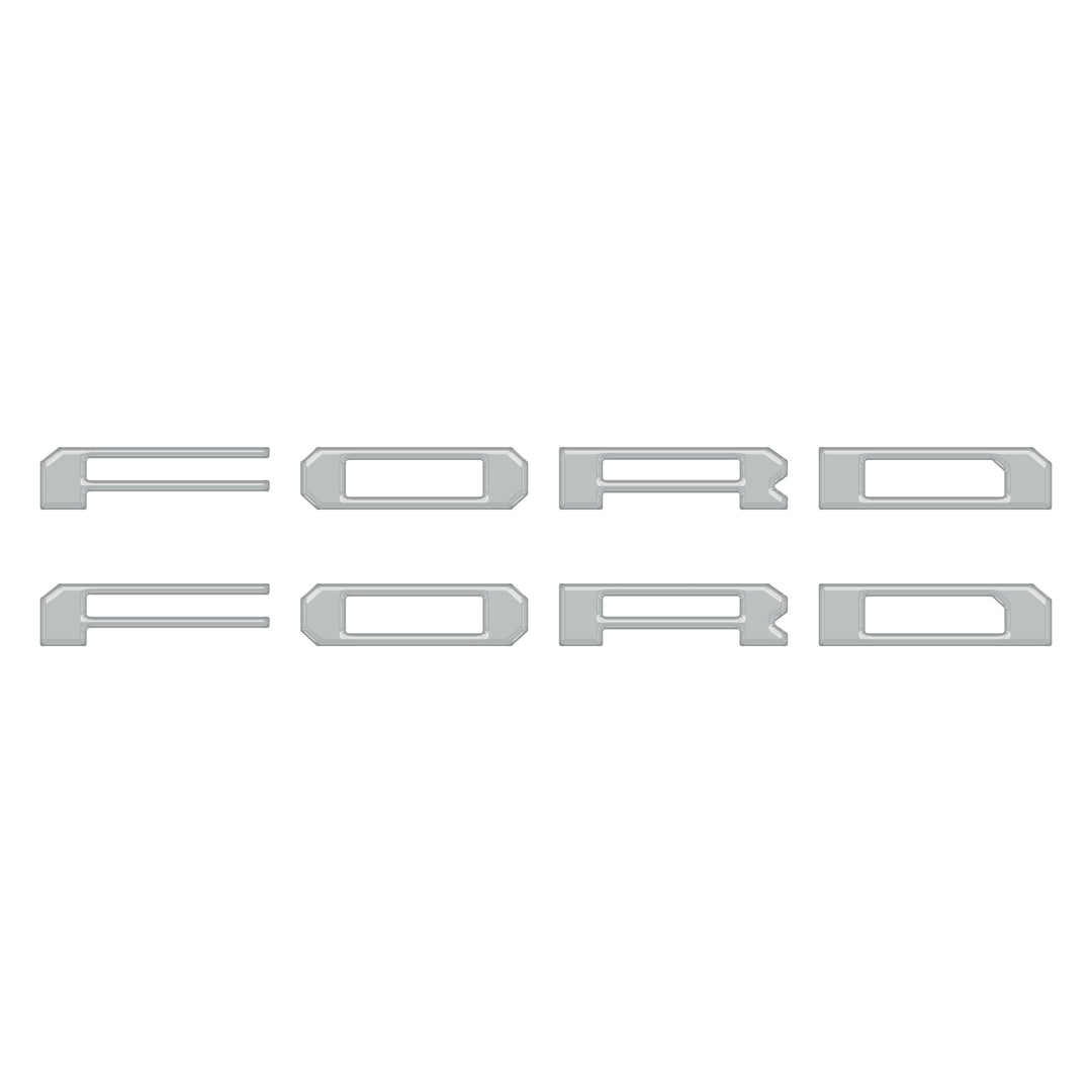 Lightning Running Board Overlays Fits 2022-2026 Ford F150 Lightning