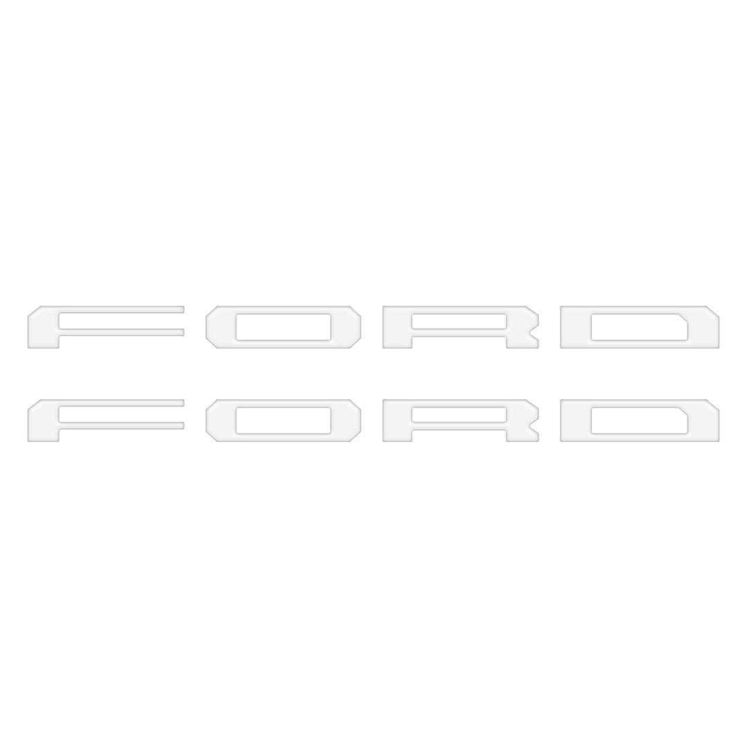 Lightning Running Board Overlays Fits 2022-2026 Ford F150 Lightning