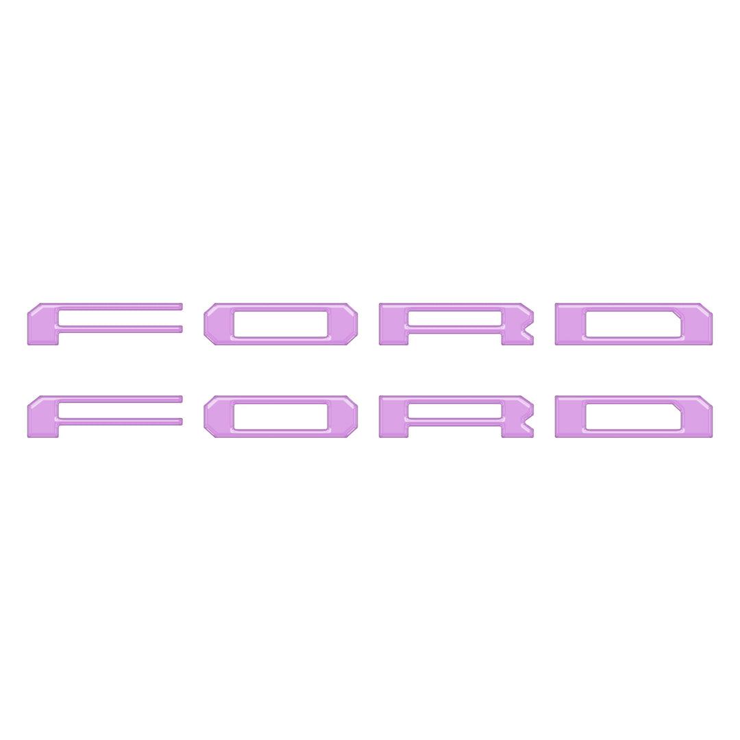 Lightning Running Board Overlays Fits 2022-2026 Ford F150 Lightning