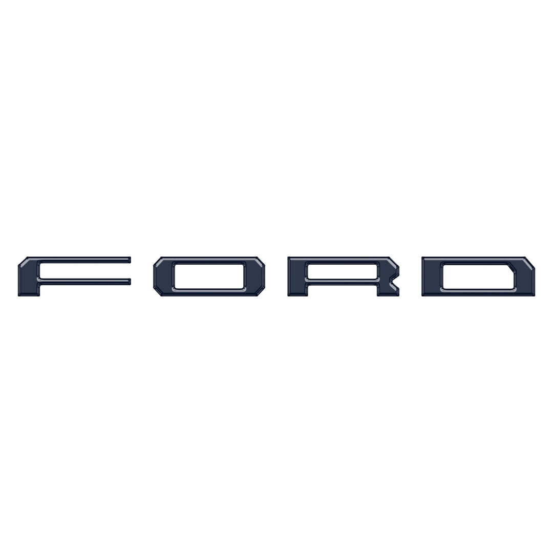 Lightning Rear Bumper Overlays Fits 2022-2026 Ford F-150 Lightning