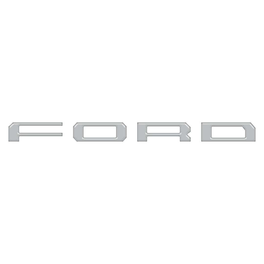 Lightning Rear Bumper Overlays Fits 2022-2026 Ford F-150 Lightning