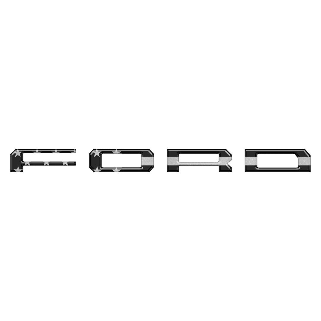 Inner Tailgate Letter Inserts Fits 2022-2026 Ford F-150 Lightning