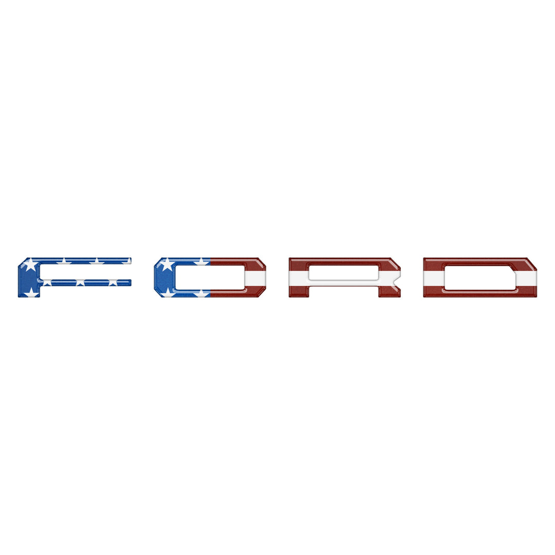 Lightning Rear Bumper Overlays Fits 2022-2026 Ford F-150 Lightning