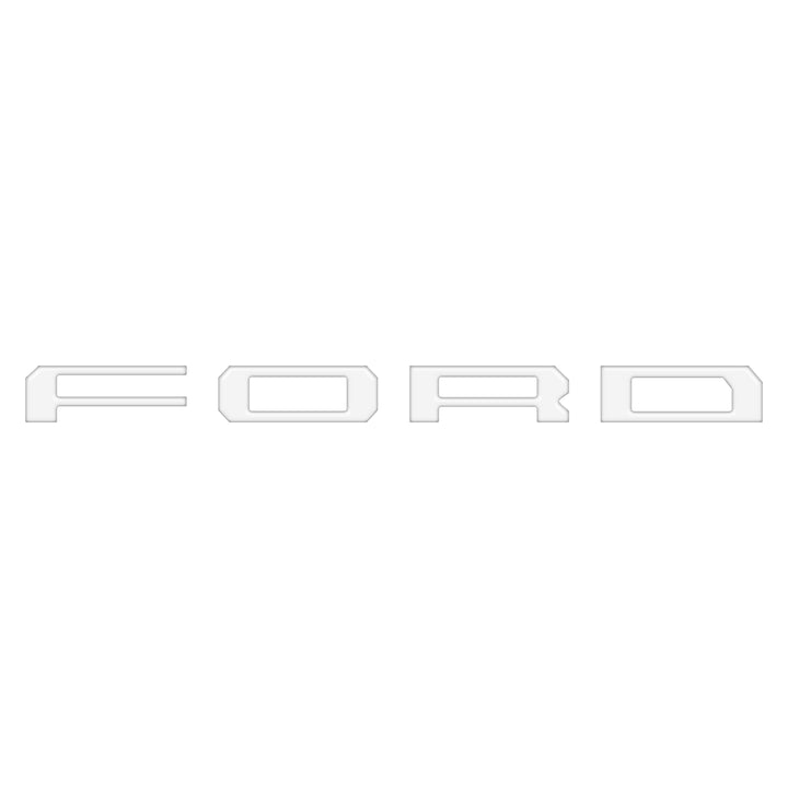 Lightning Rear Bumper Overlays Fits 2022-2026 Ford F-150 Lightning