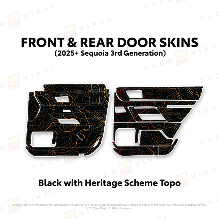 2023+ Sequoia Door Skins