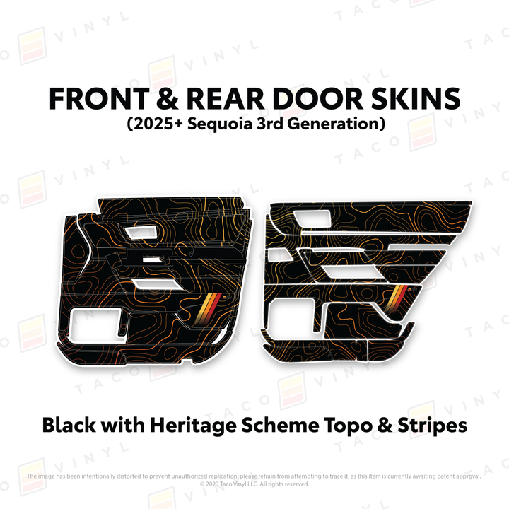 2023+ Sequoia Door Skins