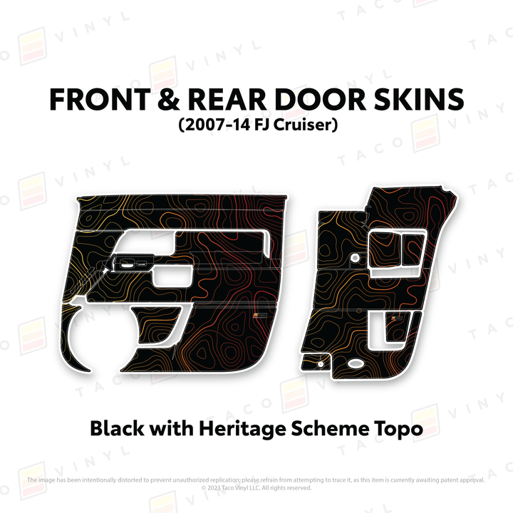 FJ Cruiser Door Skins