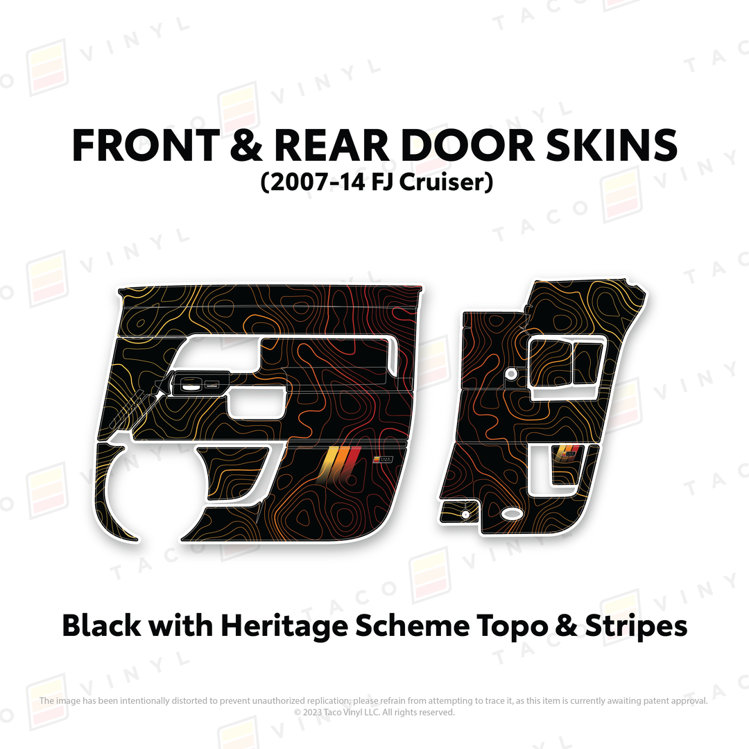 FJ Cruiser Door Skins