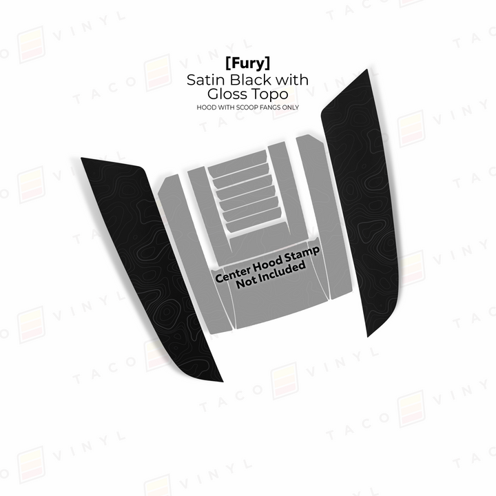 2024+ Tacoma/2025+ 4Runner Fury Hood Scoop Stamp