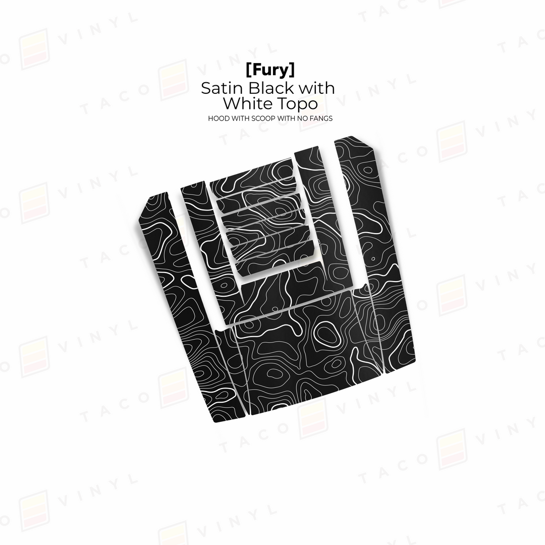 2024+ Tacoma/2025+ 4Runner Fury Hood Scoop Stamp