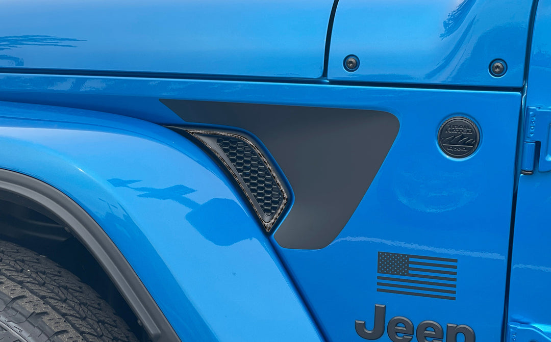 Side Vender Vent Accent Overlays Fits 2019-2025 Jeep Gladiator