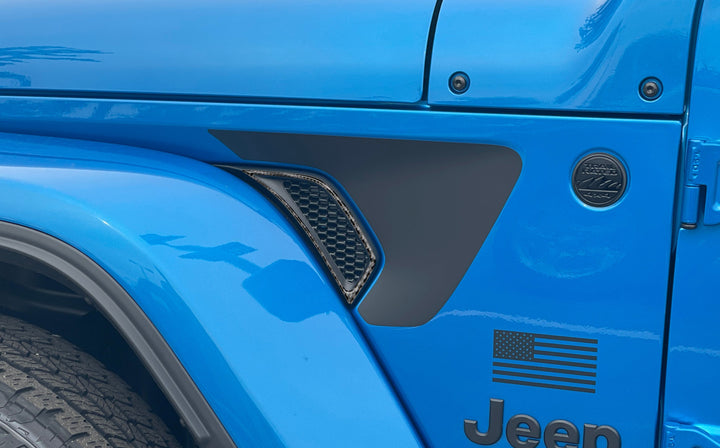 Side Vender Vent Accent Overlays Fits 2019-2025 Jeep Gladiator