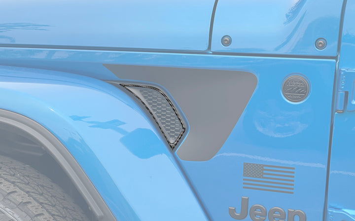Side Vender Vent Accent Overlays Fits 2019-2025 Jeep Gladiator