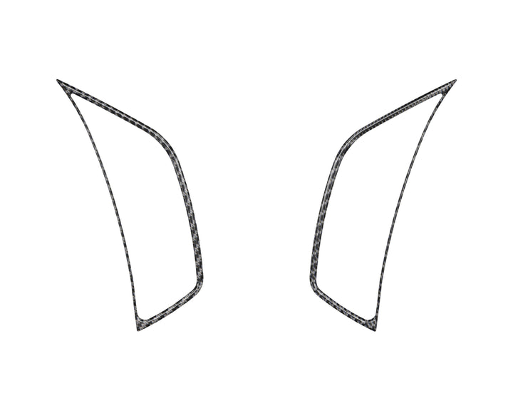 Side Vender Vent Accent Overlays Fits 2019-2025 Jeep Gladiator