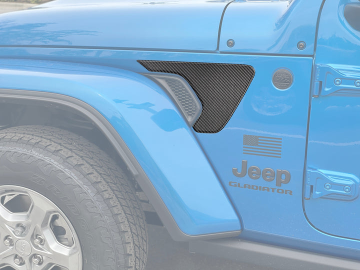 Fender Vent Surround Accent Overlays Fits 2019-2025 Jeep Gladiator