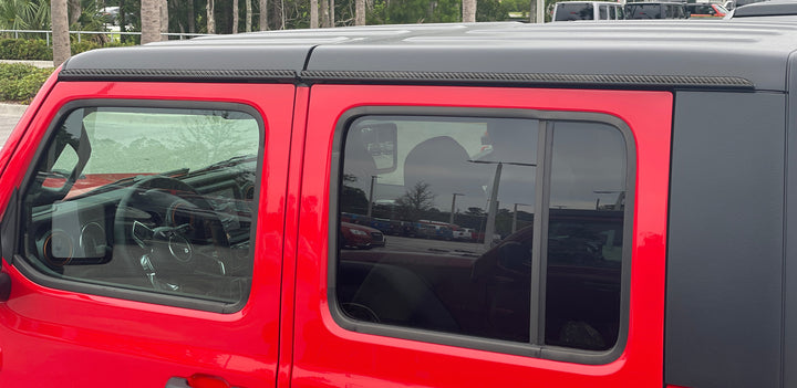 Side Roof Accent Overlays Fits 2019-2025 Jeep Gladiator