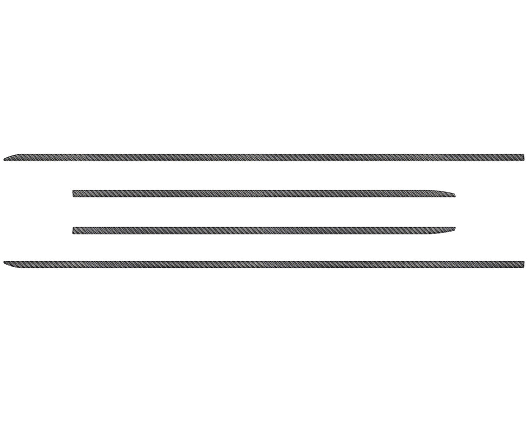 Side Roof Accent Overlays Fits 2019-2025 Jeep Gladiator