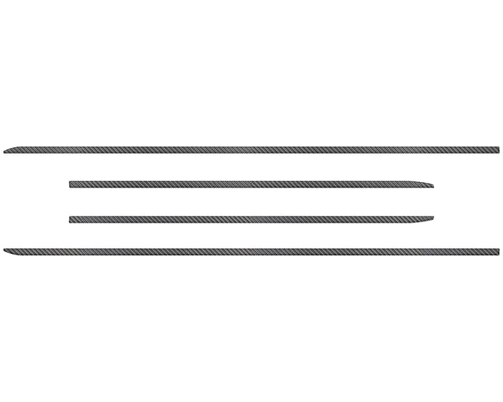 Side Roof Accent Overlays Fits 2019-2025 Jeep Gladiator
