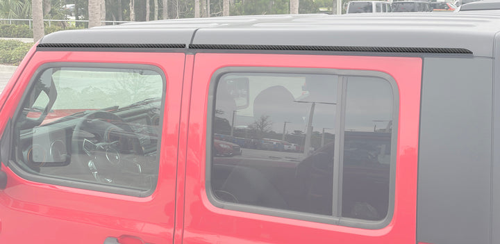 Side Roof Accent Overlays Fits 2019-2025 Jeep Gladiator