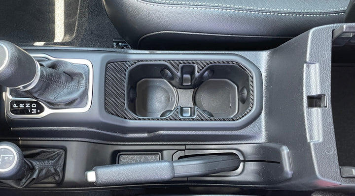 Cup Holder Accent Overlay Fits 2019-2025 Jeep Gladiator