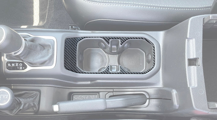 Cup Holder Accent Overlay Fits 2019-2025 Jeep Gladiator