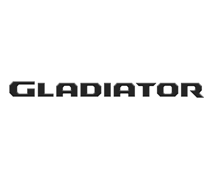 Raised Lettering Decal Fits 2020-2025 Jeep Gladiator