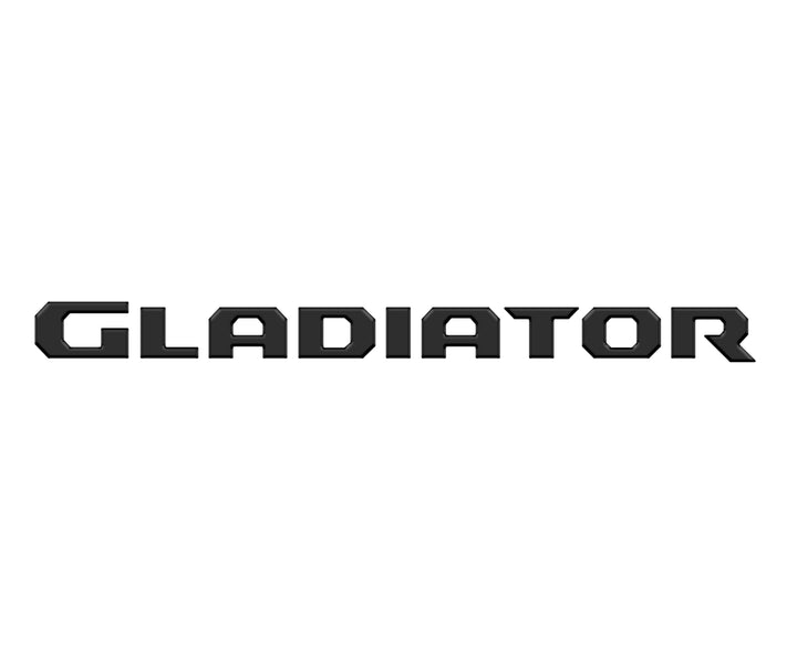 Raised Lettering Decal Fits 2020-2025 Jeep Gladiator