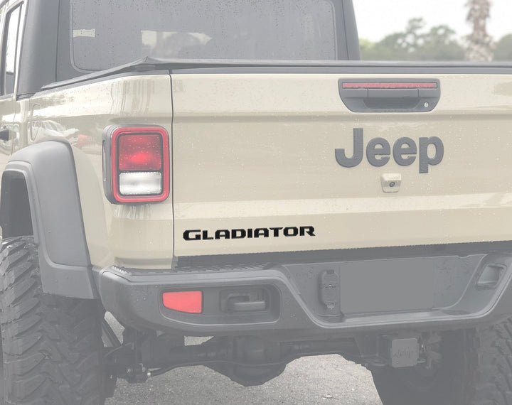 Raised Lettering Decal Fits 2020-2025 Jeep Gladiator