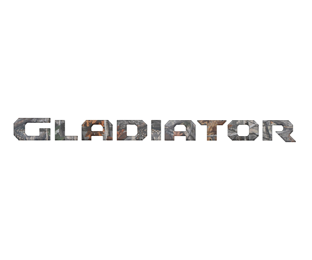 Raised Lettering Decal Fits 2020-2025 Jeep Gladiator